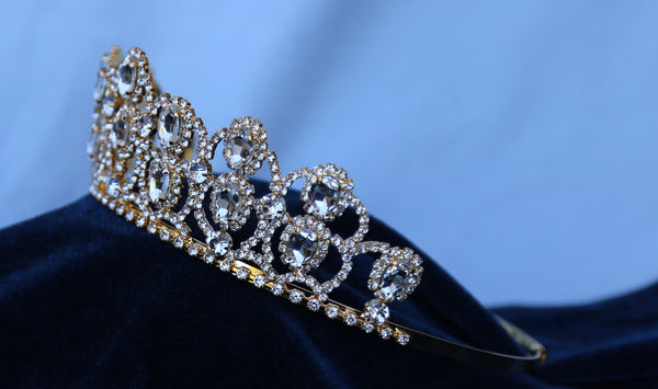 The Diamond Royal Empress Rhinestone Beauty Pageant Queen, Princess, Crown Tiara