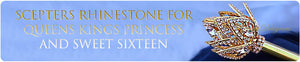 Scepters Rhinestone for Queens, Kings, Princess and Sweet Sixteen