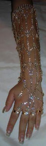 The Nile Princess Rhinestone Gold Arm Bracelet - CrownDesigners