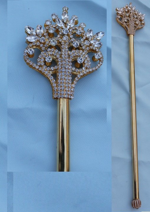 The Court of Versailles Royal GOLD Scepter - CrownDesigners