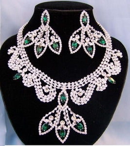 Divine Divas Pageant Jewelry Necklace and Earrings Set XI - CrownDesigners