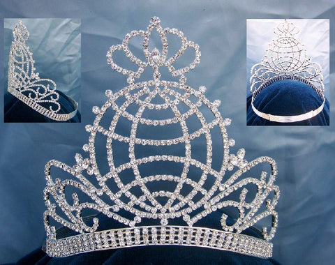 Beauty Pageant Rhinestone Queen Princess Crown Tiara - CrownDesigners