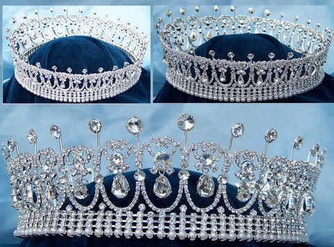 Diana Full Silver Crown - CrownDesigners