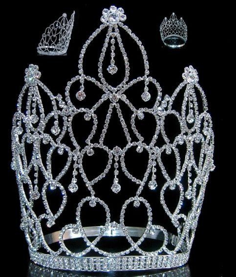 Beauty Pageant Royal Empress Rhinestone Crown Tiara - CrownDesigners