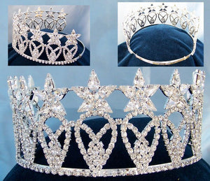 Beauty Pageant Rhinestone Crown Tiara - CrownDesigners