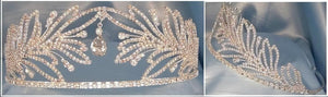 Beauty Pageant Queen Princess Bridal Silver Rhinestone Crown Tiara