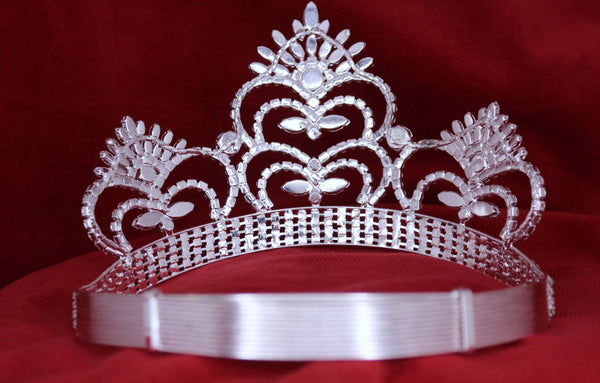 Cheslie Contoured Adjustable Silver Crown
