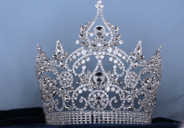 Continental Adjustable Crystal Crown Tiara