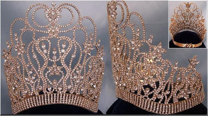 GOLD Supreme Diva Beauty Pageant Crown - CrownDesigners