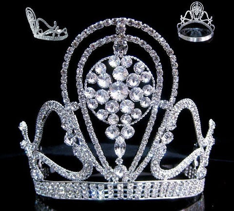 Beauty Pageant Rhinestone Queen Princess Crown Tiara - CrownDesigners