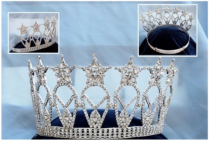 Miss Beauty Pageant Rhinestone Crown Tiara