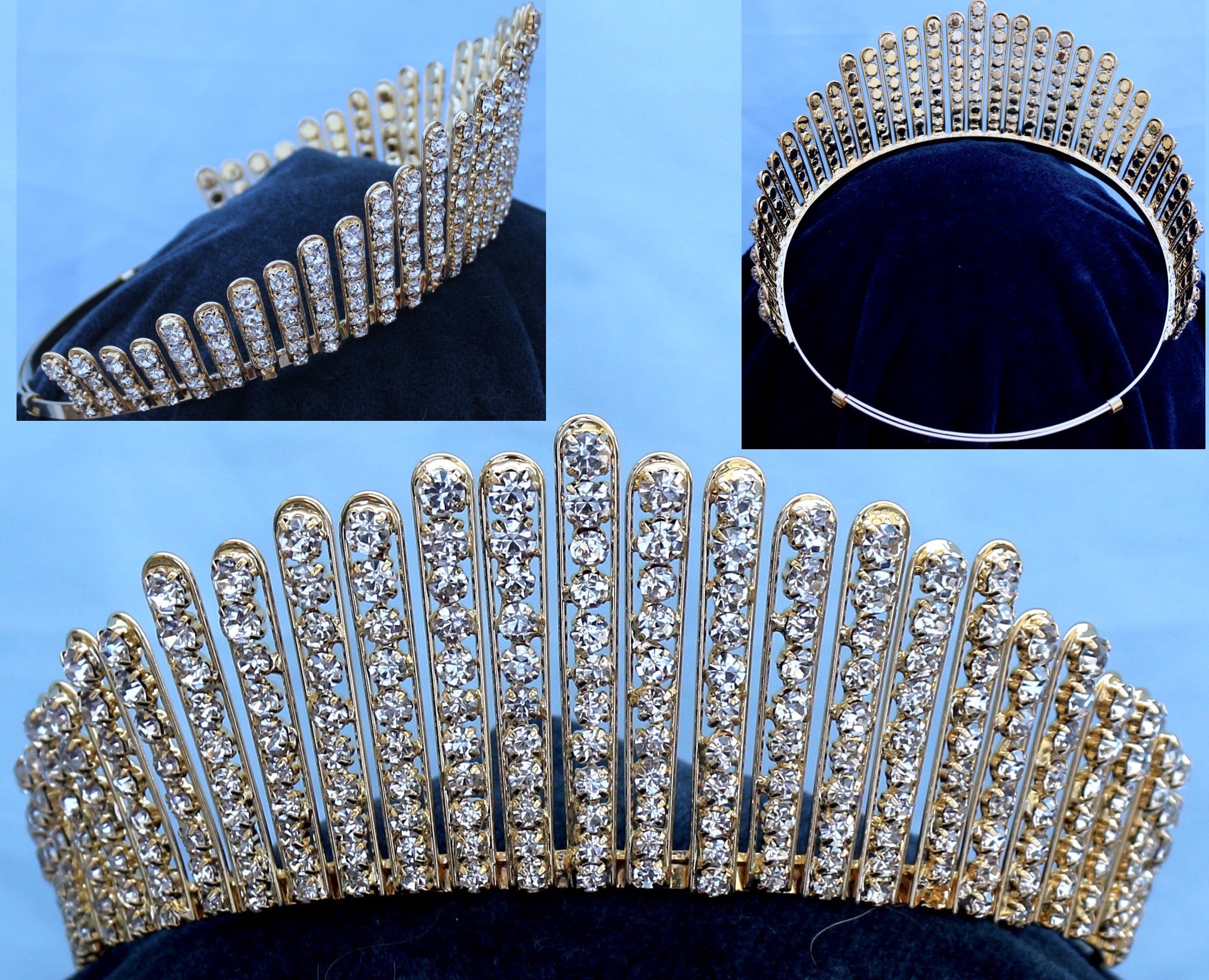 Queen Elizabeth II Wedding Tiara Replica Gold