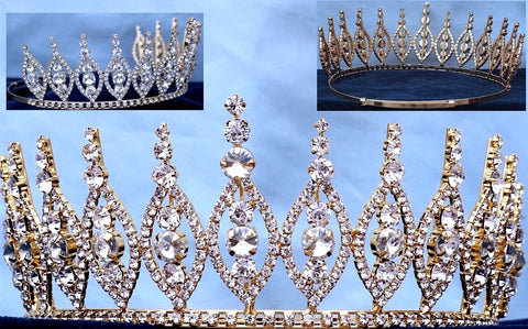 Queen Of the Seven Seas Rhinestone Beauty Pageant Rhinestone Crown