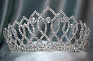 Rhinestone Bridal Queen Princess Miss Beauty Queen Crown Tiara - CrownDesigners